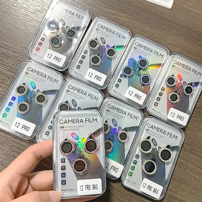 Screen Protector - AilesTecca 9H Camera Lens for iPhone 16 15 14 13 12 11 Pro Max Plus