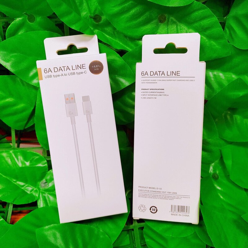 Charging Cable - AilesTecca 1M USB C 6A Fast Charging Data Cord for Mobile Phone