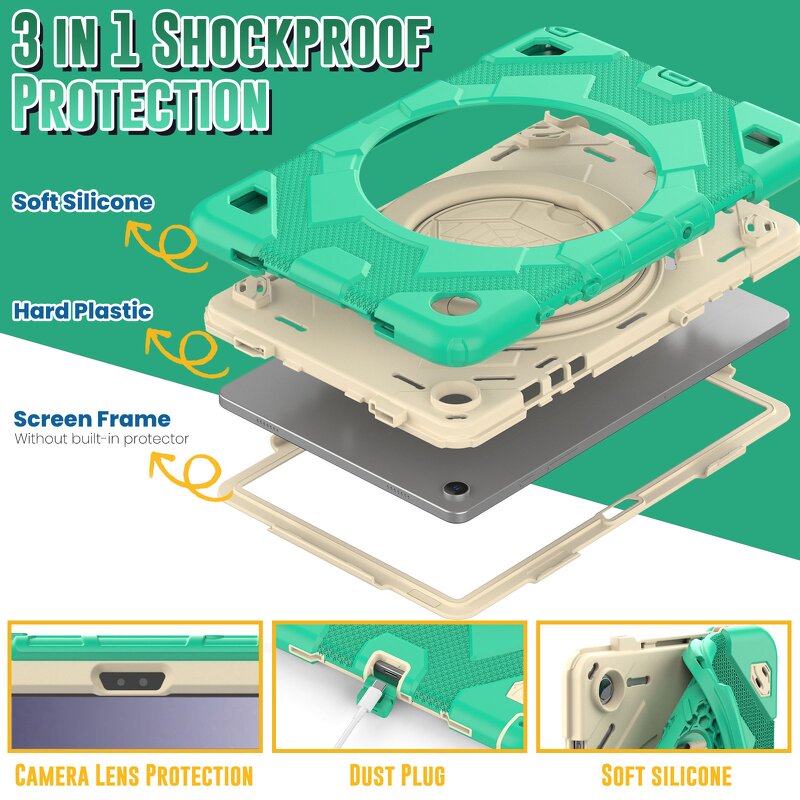 Tablet Case - AilesTecca Kickstand for iPad 9.7 Pro 9.7 Air 2 Silicone