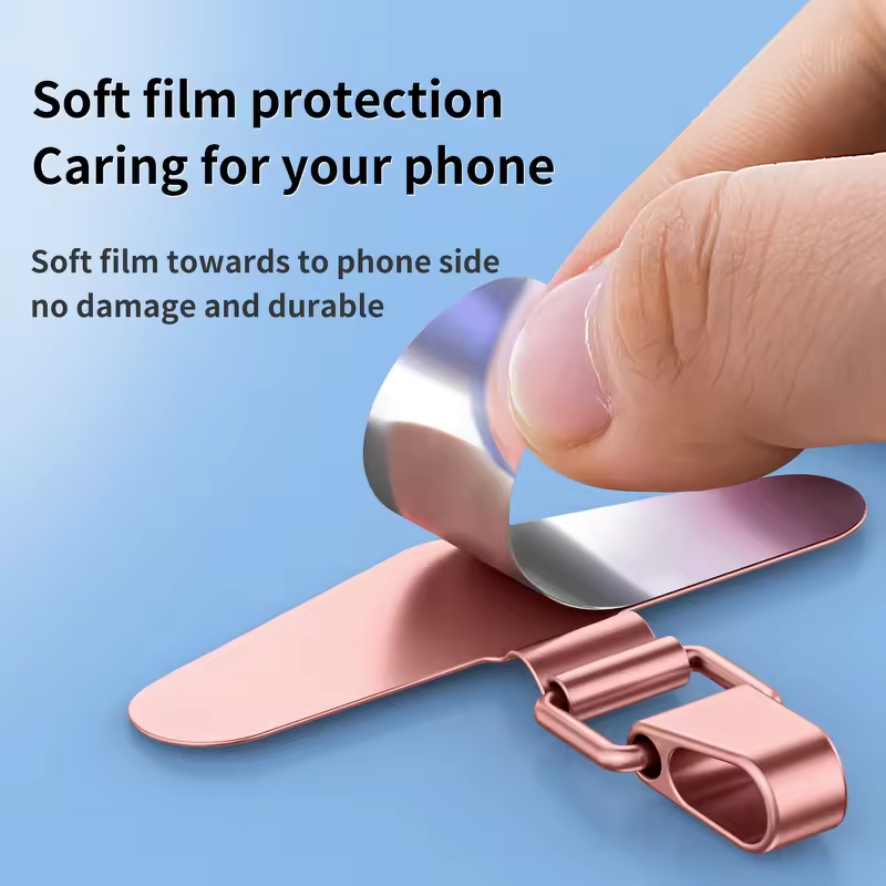 Phone Lanyard - AilesTecca Thin Anti-slip Stainless Steel Tether Tab Patch