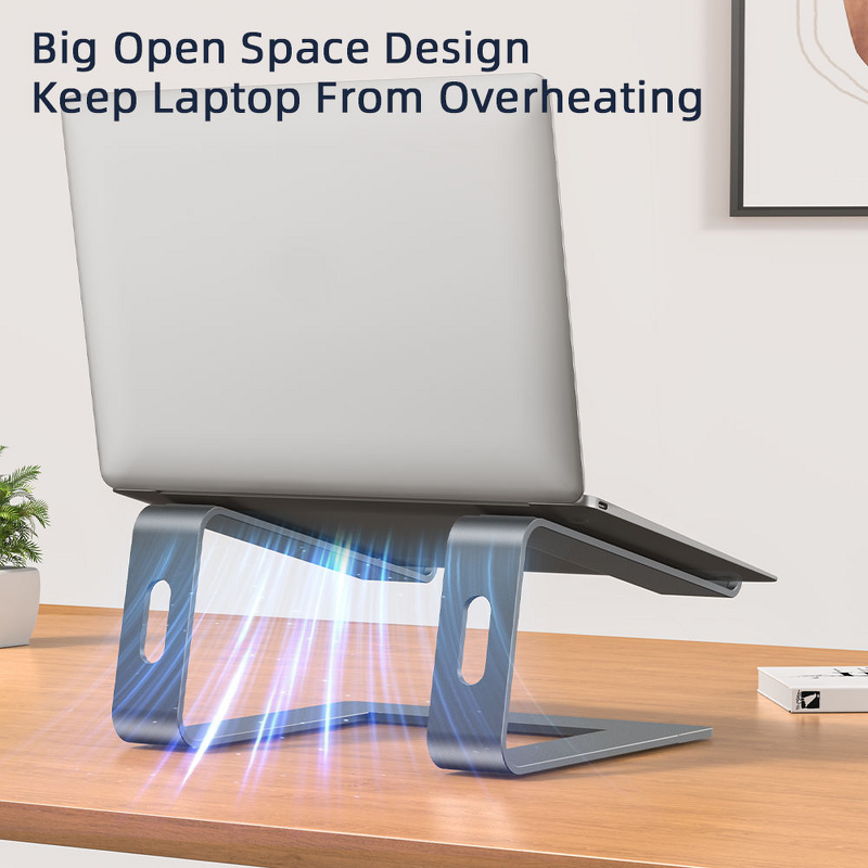 Laptop Stand - AilesTecca Aluminum Detachable Bracket Riser Foldable Desktop