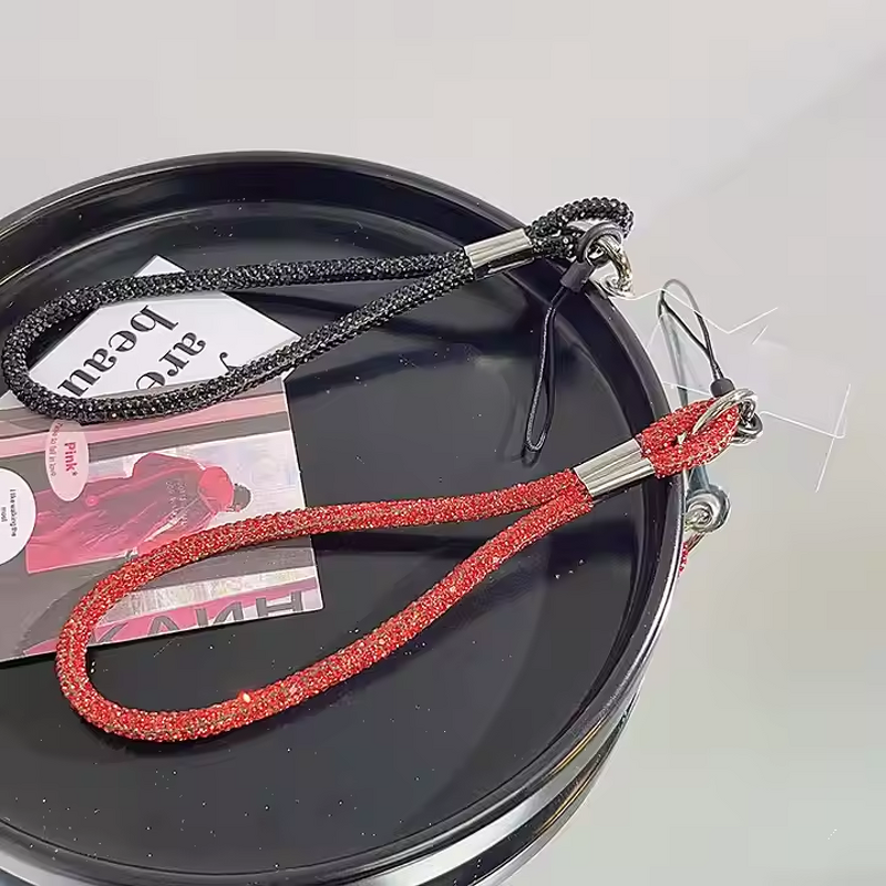 Phone Lanyard - AilesTecca Women's Full Diamond Anti-lost Sling Wrist Jewelry