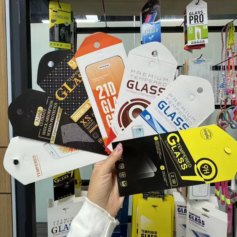 Packaging Box - AilesTecca Custom LOGO Paper Glass for Screen Protector