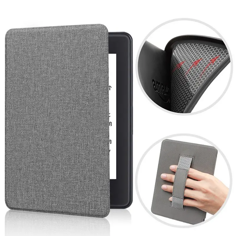 E-Reader Case - AilesTecca 6.8" Magnetic PU Leather Handle for Kindle 11th Gen