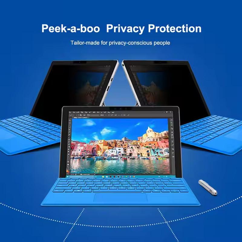 Screen Protector - AilesTecca Privacy for Microsoft Surface Pro 10 9 8 Anti-Peeping