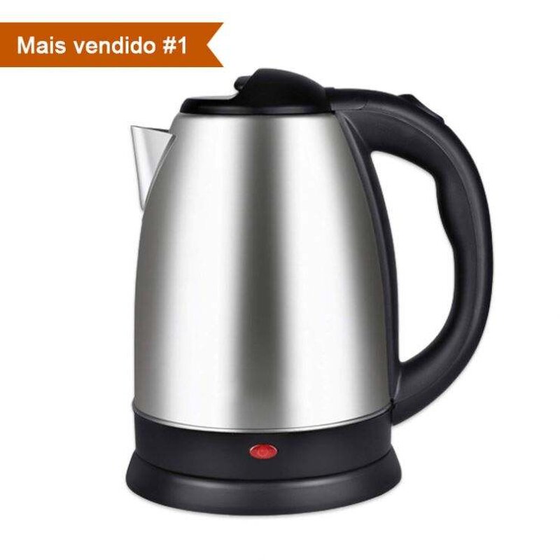 Electric Kettle - AilesTecca 2L 360° Rotational Base Stainless Steel New Design