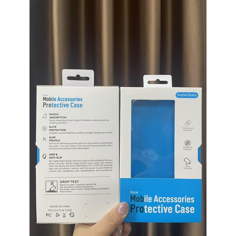 Packaging Box - AilesTecca Clear Window Pull-out for iPhone Huawei Samsung