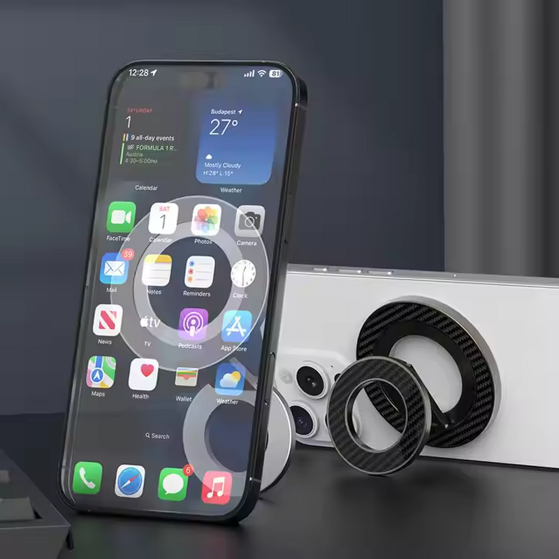 Phone Holder - AilesTecca Double-Sided Magnetic Foldable Kickstand for iPhone 17 16