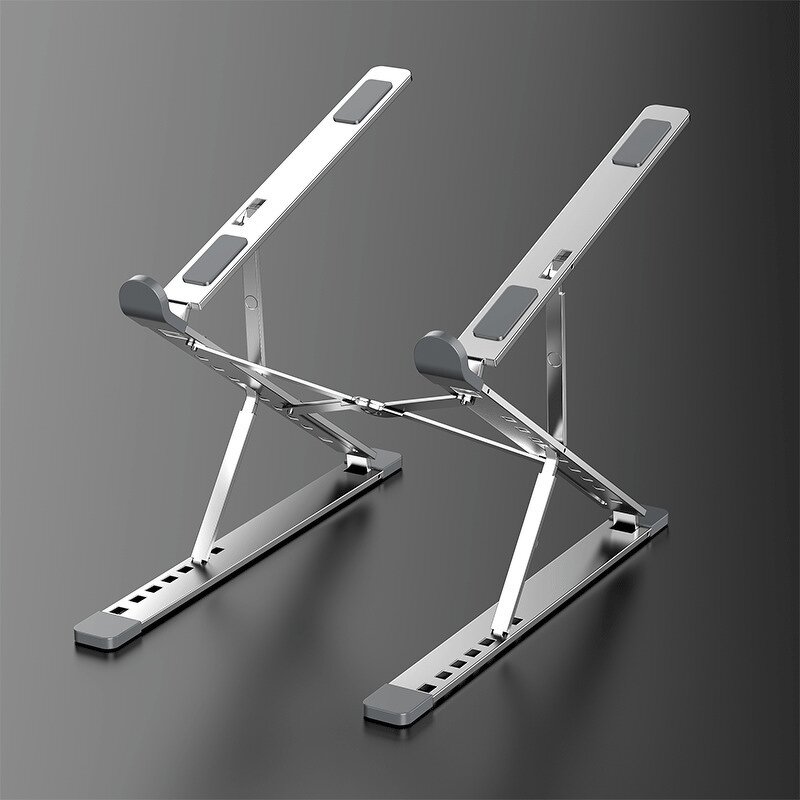 Laptop Stand - AilesTecca Metal Ergonomic Fold Portable for Notebook Tablet