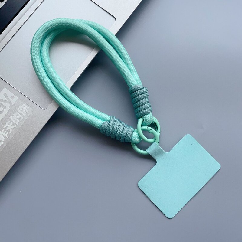 Phone Lanyard - AilesTecca Coloful Rope Nylon Woven Wrist for iPhone 16 Samsung