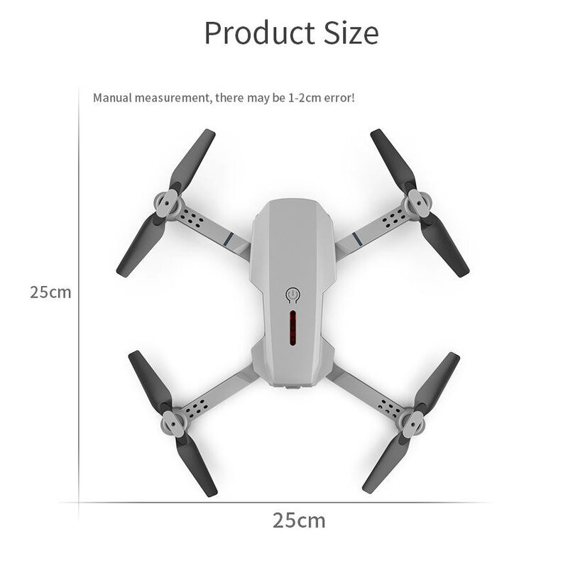 Drone Manufacturer - AilesTecca WiFi FPV 4K Dual Camera Wide-Angle Foldable