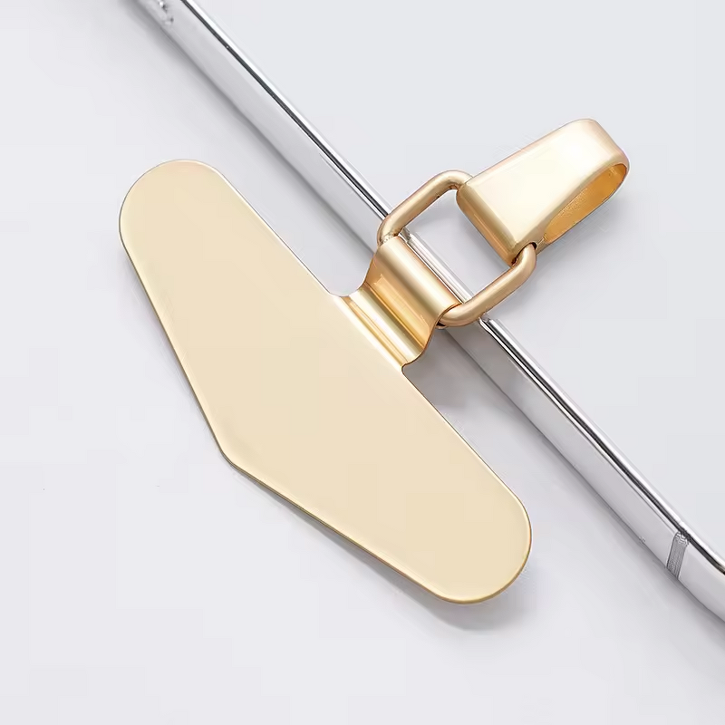 Phone Lanyard - AilesTecca Stainless Steel D-Ring Rope Shape Metal Clip Tether