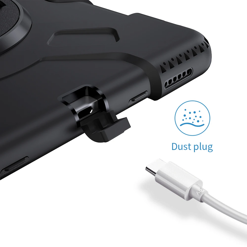 Tablet Case - AilesTecca Heavy Duty for Samsung Tab A8 S9 A9 A7 S6 Lite Strap