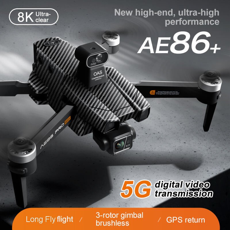 Drone Manufacturer - AilesTecca AE86 Pro MAX+ 4K 5G Laser Obstacle Avoidance GPS