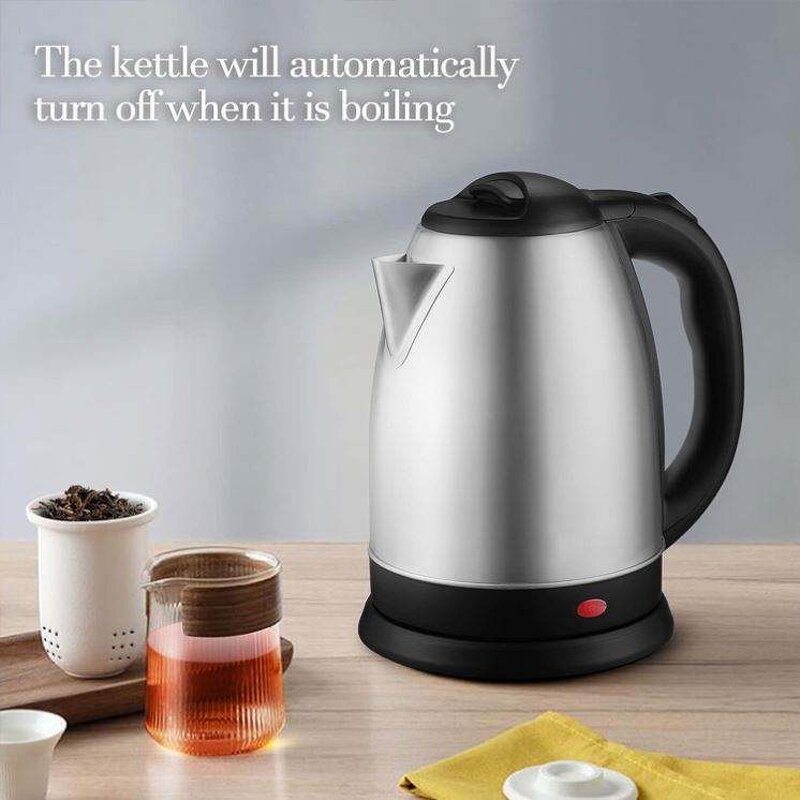 Electric Kettle - AilesTecca 2L Stainless Steel BPA Free Auto Shut-Off Fast Boil