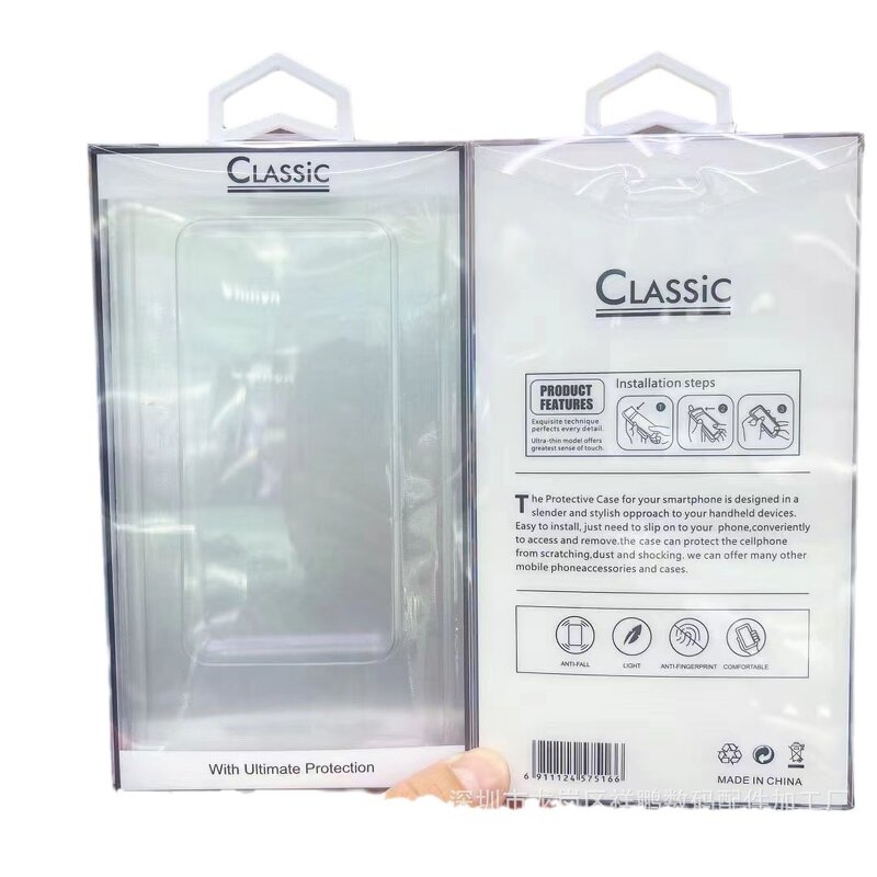 Packaging Box - AilesTecca Custom Plastic PVC Window for iPhone Samsung
