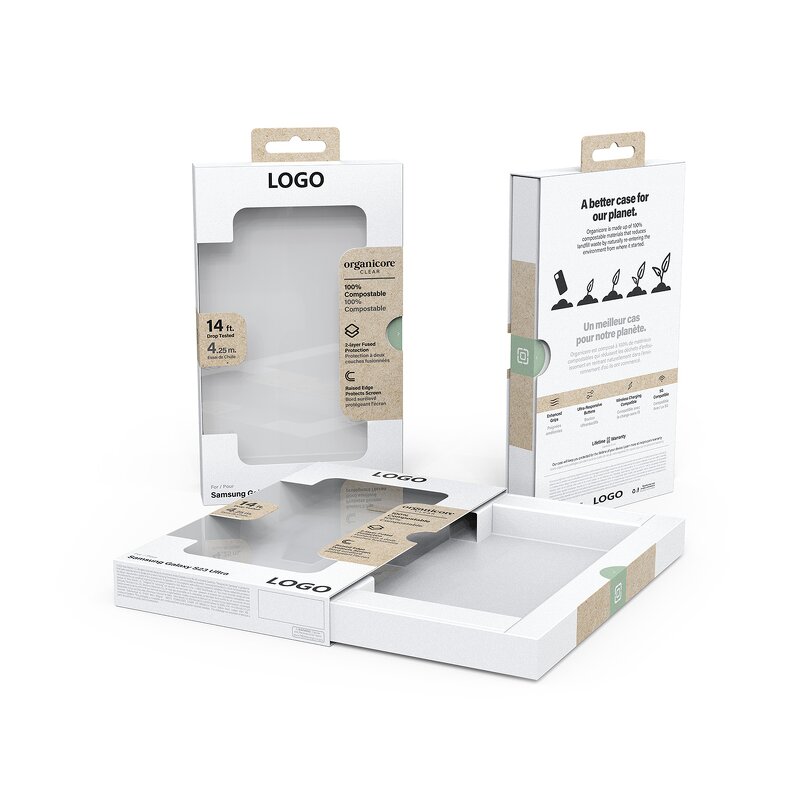 Packaging Box - AilesTecca Hanging Cardboard Degradation for Samsung S24 iPhone