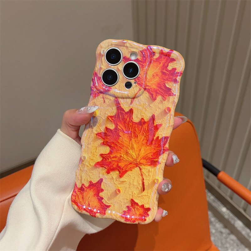 Phone Case Manufacturer - AilesTecca Floral Wave TPU for iPhone 17 16 15 14 Pro Max