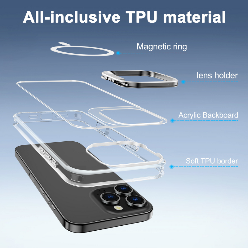 Phone Case Manufacturer - AilesTecca Magnetic Lens Holder for iPhone 17 16 15 14 13 12 11