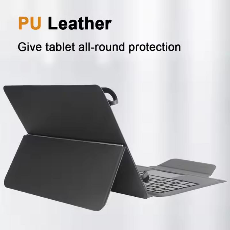 Tablet Case - AilesTecca 9-11 Inch Universal with Keyboard PU Leather Business