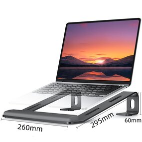 Laptop Stand - AilesTecca Aluminium Adjustable Removable Portable Desk Notebook