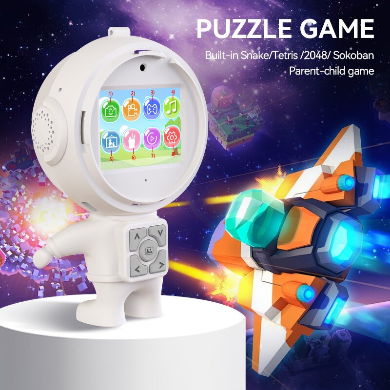 Kids Camera - AilesTecca 2.0" Dual 30W Games Music 1080P 400mAh Children's