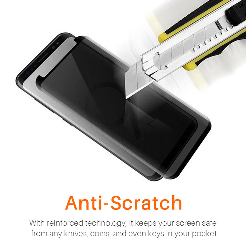 Screen Protector - AilesTecca 3D Curved Privacy for Samsung S24 S23 S22 A54 A15