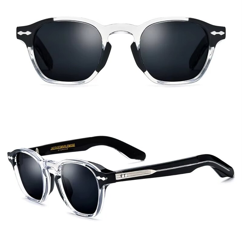 Sunglasses Manufacturer - JMM Retro Square Acetate Polarized UV400 for Driving