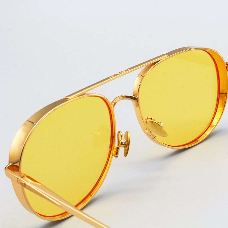 Sunglasses Manufacturer - Luxury Polarized UV400 Gold Metal Custom Logo for Men