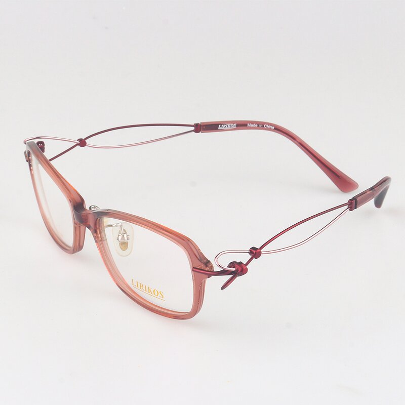 Eyeglasses Frames Manufacturer - Pure Titanium Acetate Anti-blue Light Stock OEM