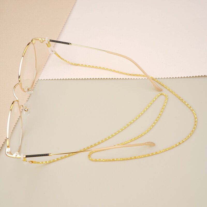 Glasses Chain Manufacturer - Alloy Metal Hollow Design Neck Hanging Eyewear Strap