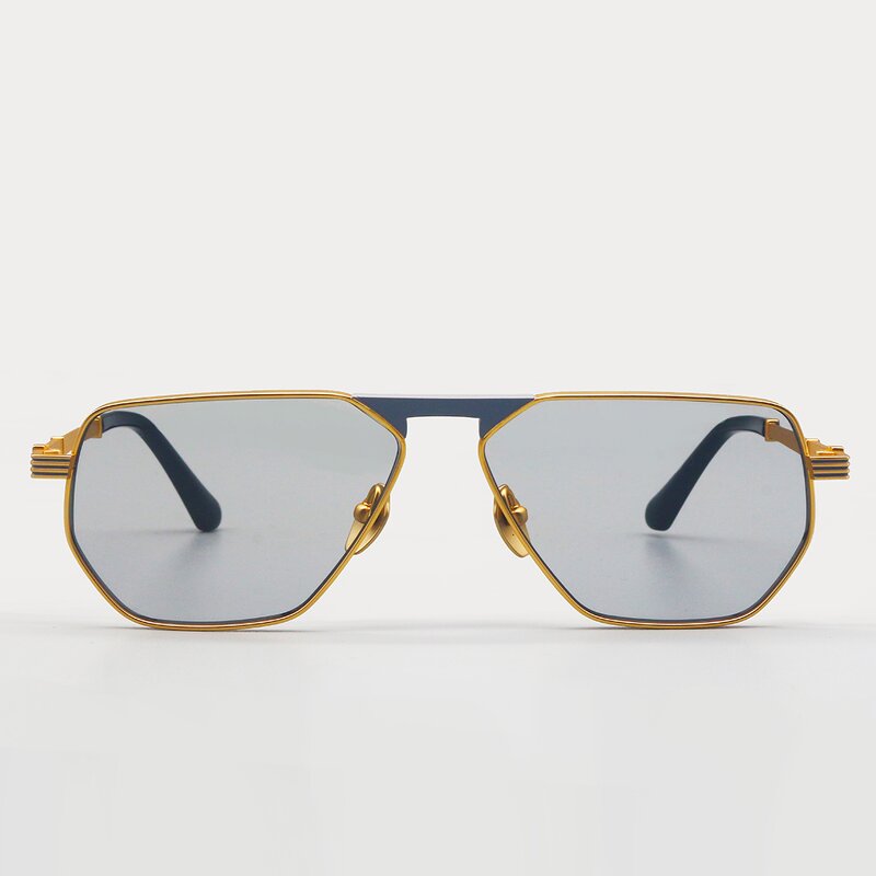 Sunglasses Manufacturer - Classic Clear Acetate Metal Frame for Men Women