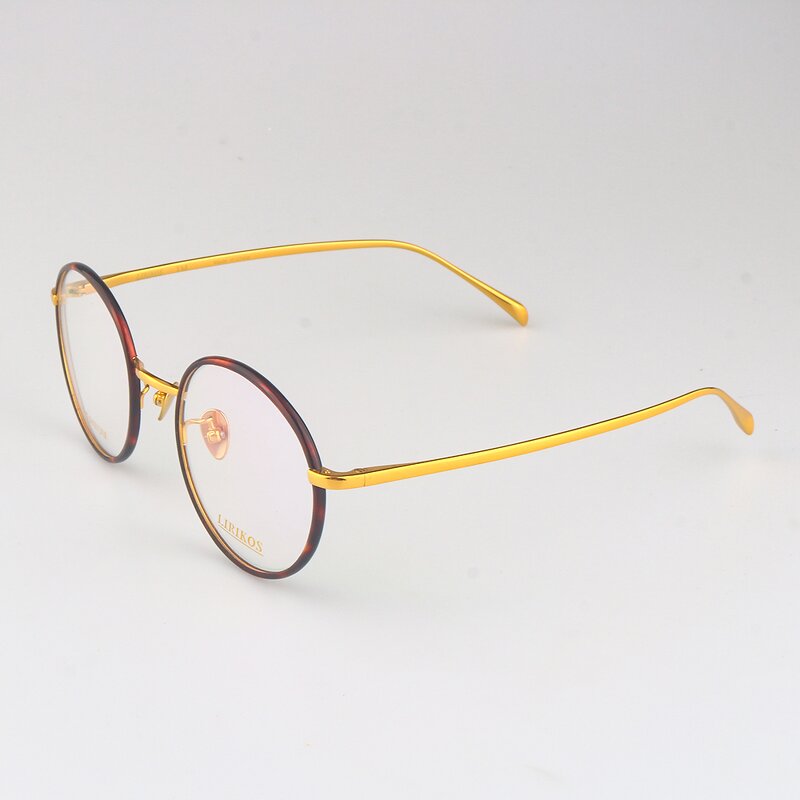 Optical Glasses Manufacturer - Ellipse Acetate Titanium Arms for Round Oval Faces