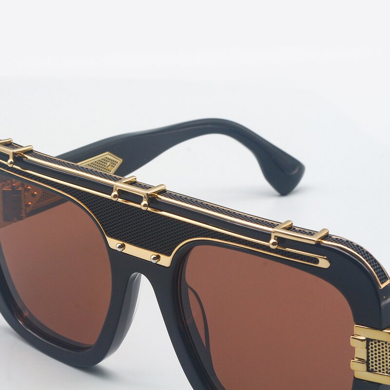 Sunglasses Manufacturer - Motech MOT-JYT024 Punk Small Square Titanium UV400 Unisex