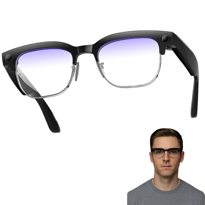 Smart Glasses Manufacturer - Motech W630 AI 32MP 4K Translation IP65 Dual-Mic