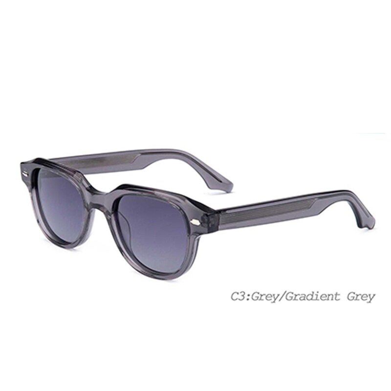 Sunglasses Manufacturer - Vintage Square Acetate Tea Black Polarized UV400 for Men