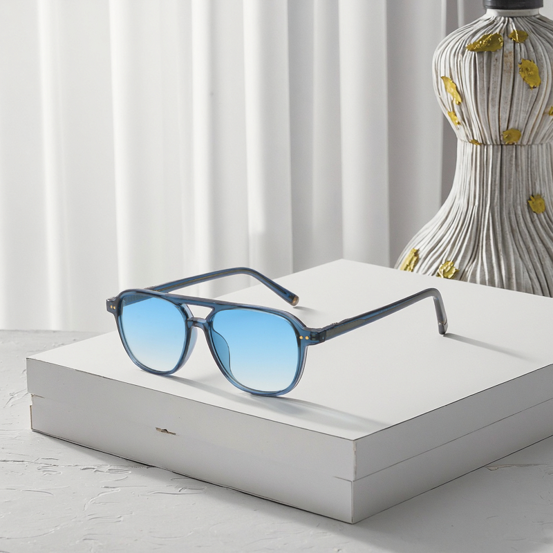 Sunglasses Frames Manufacturer - Double Beam UV400 PC High Quality Cross-Border