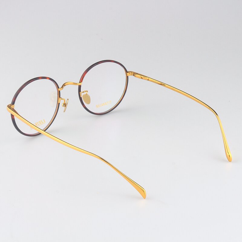 Optical Glasses Manufacturer - Ellipse Acetate Titanium Arms for Round Oval Faces