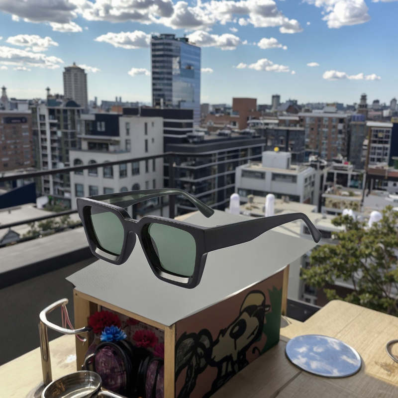 Sunglasses Manufacturer - Motech QJEP005XIA Acetate Polarized UV400 HipHop Unisex