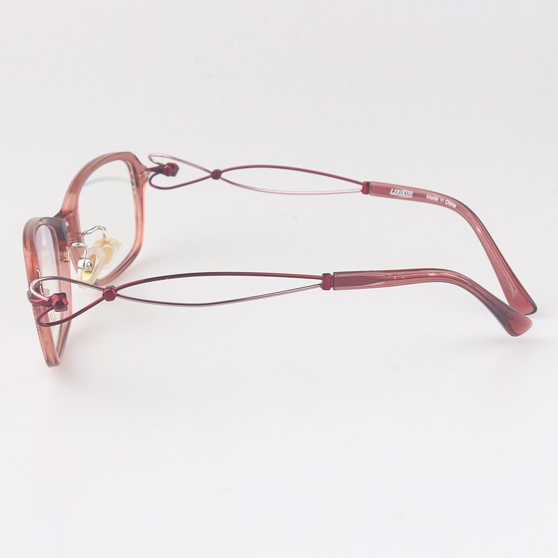 Eyeglasses Frames Manufacturer - Pure Titanium Acetate Anti-blue Light Stock OEM