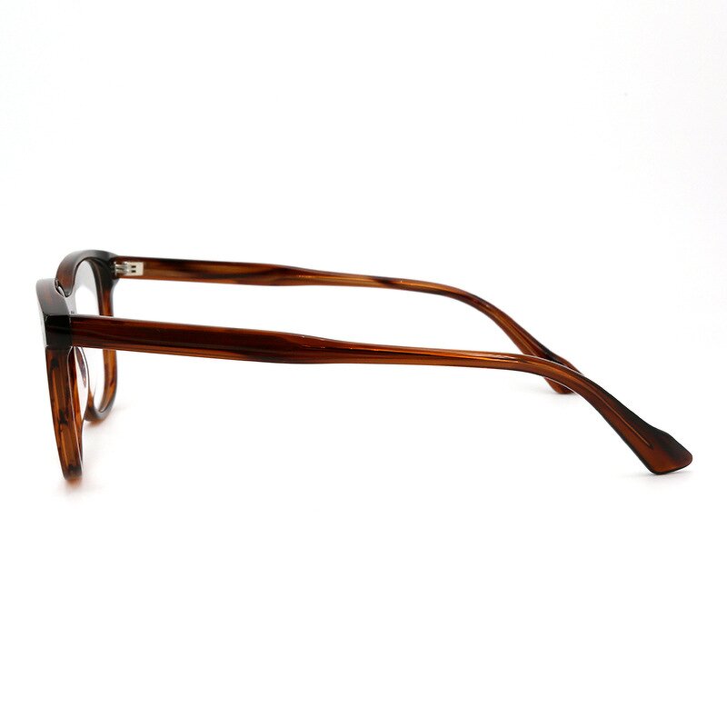 Eyeglasses Manufacturer - Diamond Face Brown Lens Magnetic Frames Print for Men