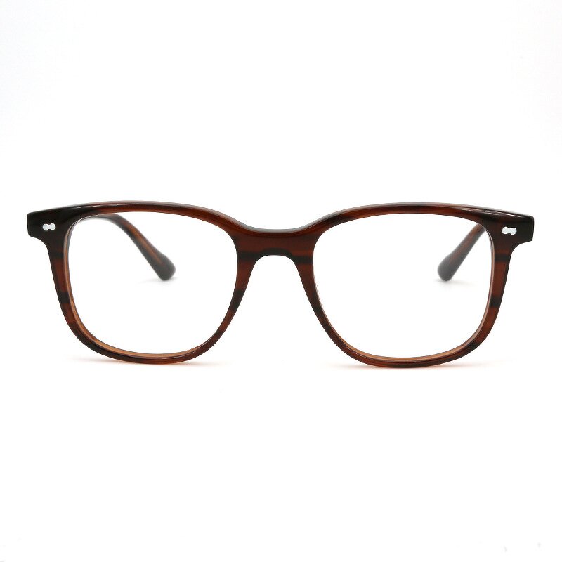 Eyeglasses Manufacturer - Diamond Face Brown Lens Magnetic Frames Print for Men