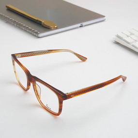 Sunglasses Manufacturer - Vintage Square Acetate Orange Red Gradient for Women