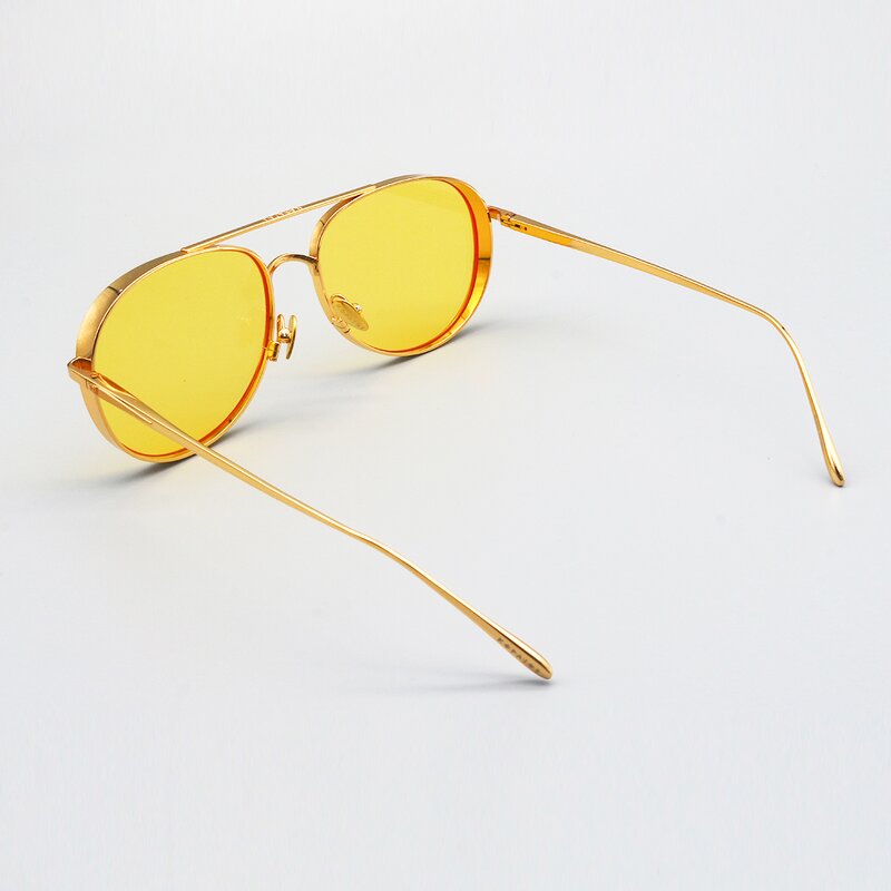 Sunglasses Manufacturer - Luxury Polarized UV400 Gold Metal Custom Logo for Men