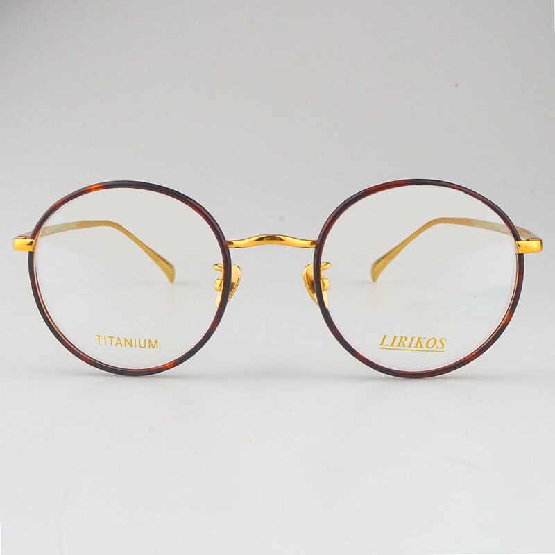 Optical Glasses Manufacturer - Ellipse Acetate Titanium Arms for Round Oval Faces