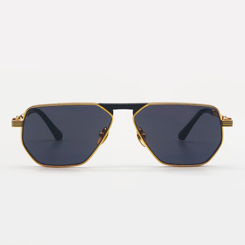 Sunglasses Manufacturer - Classic Clear Acetate Metal Frame for Men Women