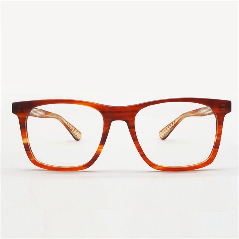 Sunglasses Manufacturer - Vintage Square Acetate Orange Red Gradient for Women