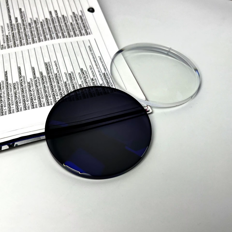Eyeglass Lens Manufacturer - Ranor 1.591 Photo Chromic Resin Grey HMC Coating