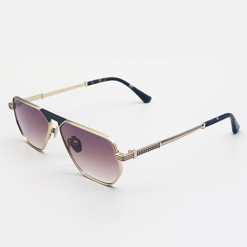 Sunglasses Manufacturer - Classic Clear Acetate Metal Frame for Men Women
