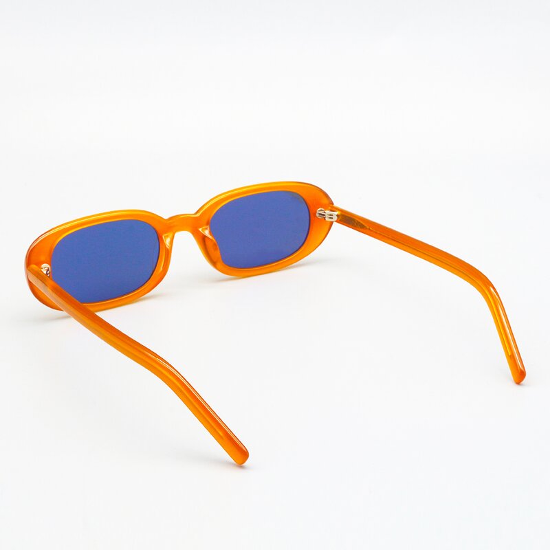Sunglasses Manufacturer - Cat Eye TR Acetate Green Yellow Polarized Orange Unisex
